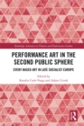 Image for Performance art in the second public sphere: event-based art in late socialist Europe