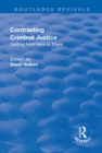Image for Contrasts in criminal justice: getting from here to there