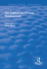 Image for The institutions of local development