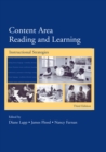Image for Content area reading and learning: instructional strategies