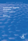 Image for Comparative Regional Integration: Theoretical Perspectives