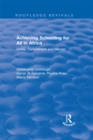 Image for Achieving schooling for all in Africa: costs, commitment, and gender