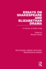 Image for Essays on Shakespeare and Elizabethan drama: in honour of Hardin Craig : 5