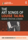 Image for The art songs of Louise Talma : no. 9