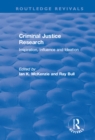 Image for Criminal Justice Research: Inspiration Influence and Ideation: Inspiration Influence and Ideation