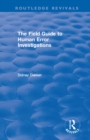 Image for The field guide to human error investigations
