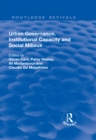 Image for Urban governance, institutional capacity and social milieux