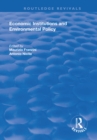 Image for Economic institutions and environmental policy