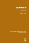 Image for Leninism Vol 1 Rle Vladimir Lenin