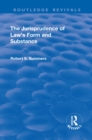 Image for The jurisprudence of law&#39;s form and substance