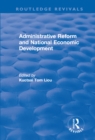 Image for Administrative reform and national economic development