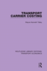 Image for Transport carrier costing