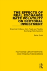 Image for The effects of real exchange rate volatility on sectoral investment: empirical evidence from fixed and flexible exchange rate systems