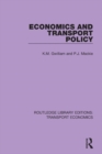 Image for Economics and Transport Policy