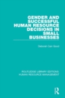 Image for Gender and successful human resource decisions in small businesses