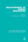 Image for Measurement of human resources