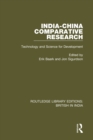 Image for India-China comparative research: technology and science for development