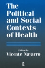 Image for Political and social contexts of health: politics of sex in medicine