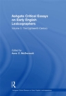Image for Ashgate critical essays on early English lexicographers : Volume 5,