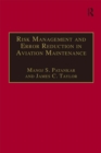 Image for Risk management and error reduction in aviation maintenance