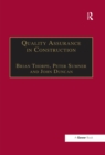 Image for Quality assurance in construction
