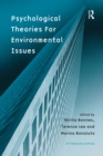 Image for Psychological theories for environmental issues