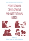 Image for Professional development and institutional needs