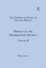 Image for Privacy in the information society : volume II