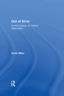 Image for Out of error: further essays on critical rationalism