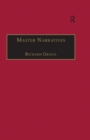 Image for Master narratives: tellers and telling in the English novel