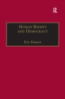Image for Human rights and democracy: discourse theory and global rights institutions