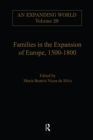 Image for Families in the Expansion of Europe,1500-1800