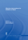 Image for Effective interventions for children in need