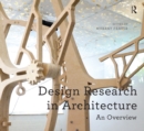 Image for Design Research in Architecture: An Overview