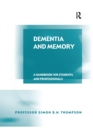 Image for Dementia and memory: a handbook for students and professionals