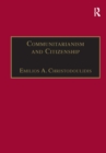 Image for Communitarianism and Citizenship