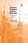 Image for Carbon capture and its storage: an integrated assessment