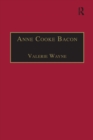 Image for Anne Cooke Bacon: Printed Writings 1500-1640: Series I, Part Two, Volume 1