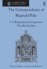 Image for The correspondence of Reginald Pole.: (Biographical companion :  the British Isles)