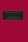 Image for Restorative justice: philosophy to practice