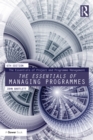 Image for The essentials of managing programmes