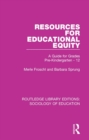 Image for Resources for educational equity: a guide for grades pre-kindergarten - 12