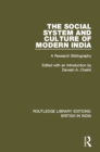 Image for The social system and culture of modern India: a research bibliography