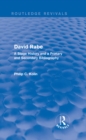 Image for David Rabe: a stage history and a primary and secondary bibliography