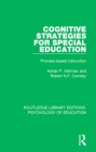 Image for Cognitive strategies for special education: process-based instruction