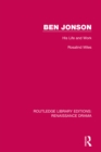 Image for Ben Jonson: life and work