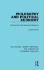 Image for Philosophy and political economy: in some of their historical relations