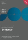 Image for Core Statutes on Evidence 2017-18