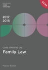 Image for Core statutes on family law 2017-18