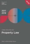 Image for Core Statutes on Property Law 2017-18